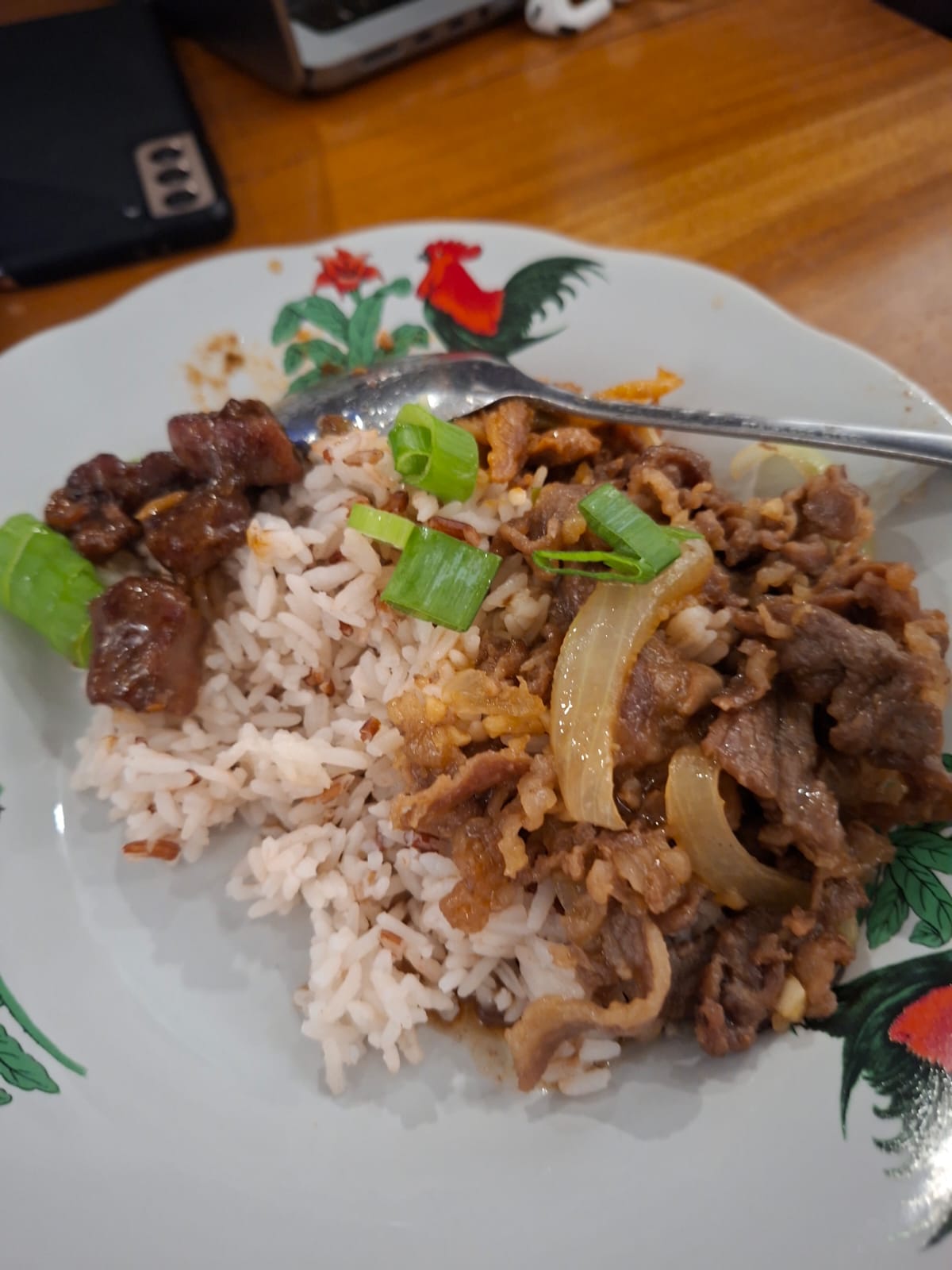 Hasil masak-masak di kantor